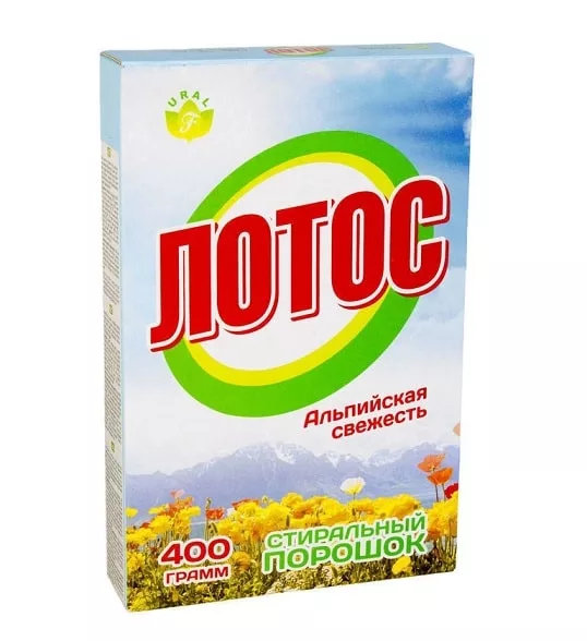 Лотос стир. порошок 400 гр. (Краснотуринск) Лотос стир. порошок 400 гр. (Краснотуринск)