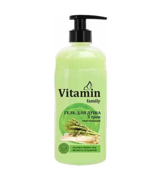 Гель д/душа Vitamin 5трав 650мл Гель д/душа Vitamin 5трав 650мл