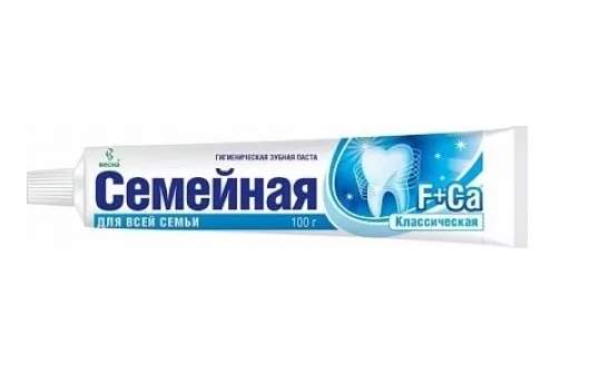 Зубная паста "Семейная" 90 г. Зубная паста "Семейная" 90 г.