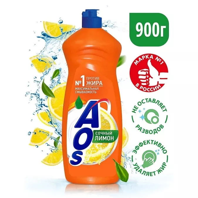 ЖМС "AOS" лимон 900 г ЖМС "AOS" лимон 900 г