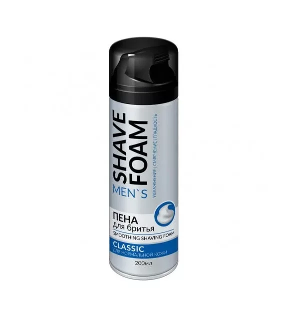 Пена для бритья SHAVE Foam Classic 200 мл Пена для бритья SHAVE Foam Classic 200 мл
