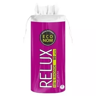 Ватные диски "RELUX" 80шт 1/24 Ватные диски "RELUX" 80шт 1/24