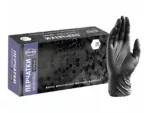 Перчатки нитриловые AVIORA 100 шт Чёрные S