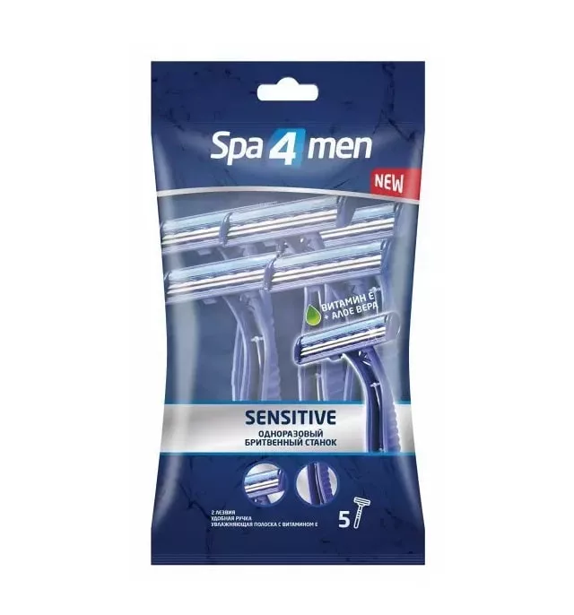 Станок для бритья однораз. "Spa Men" 5 шт Станок для бритья однораз. "Spa Men" 5 шт