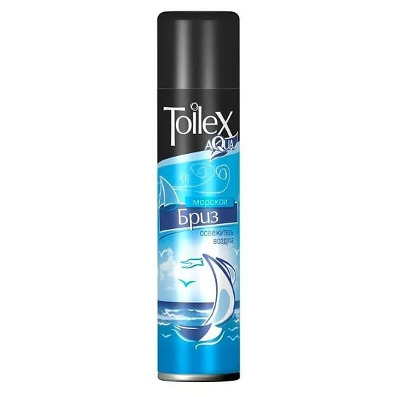 Освежитель Toilex aqua 300мл Морской бриз Освежитель Toilex aqua 300мл Морской бриз