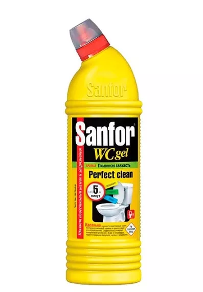 Чистящее средство Sanfor WC Gel Лимон. свежесть 750 гр Чистящее средство Sanfor WC Gel Лимон. свежесть 750 гр